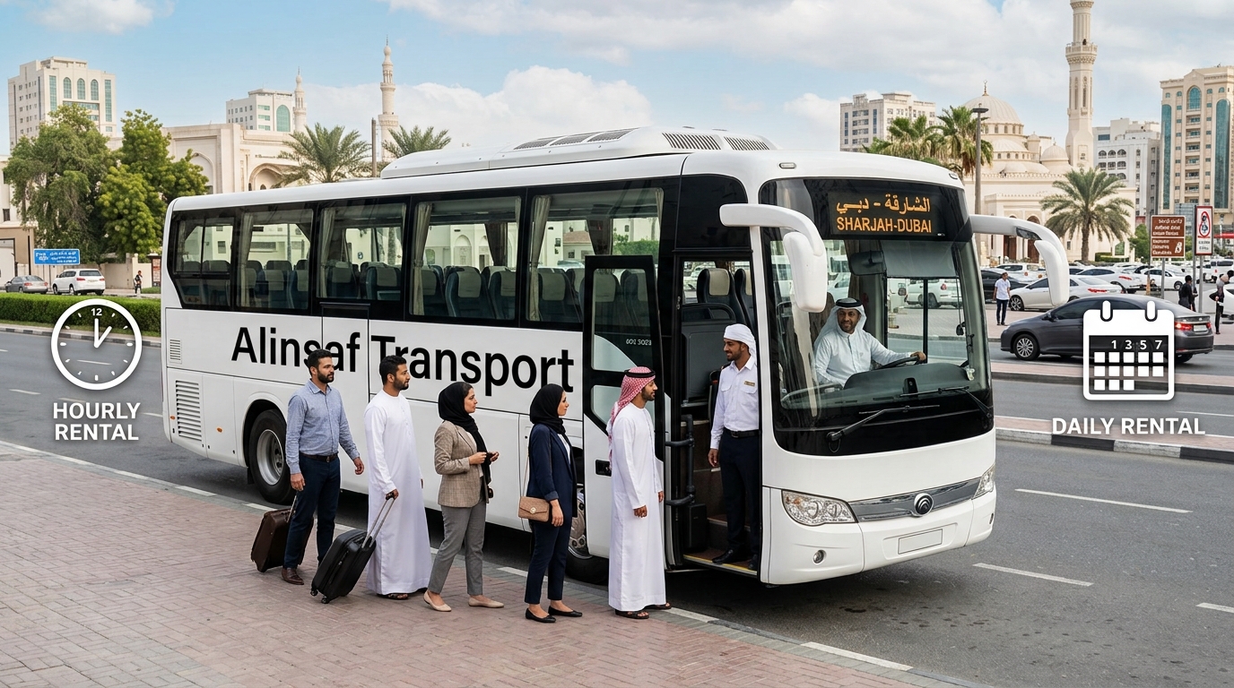 Hourly vs Daily Bus Rental in Sharjah